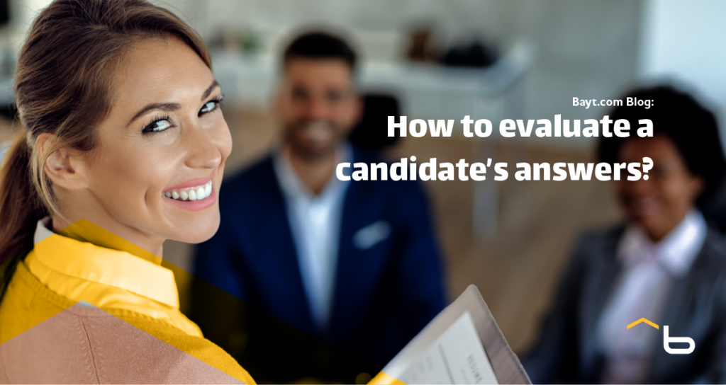 How to evaluate a candidate’s answers?