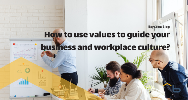 use values to shape workplace culture